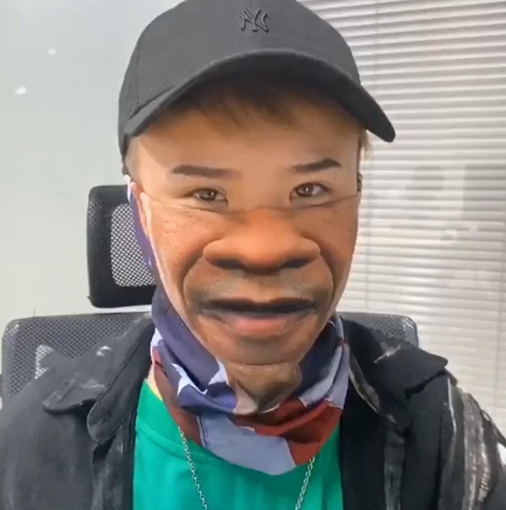 抖音同款面罩半脸个性搞笑口罩人脸面罩小丑面巾防晒创意男骑行户外