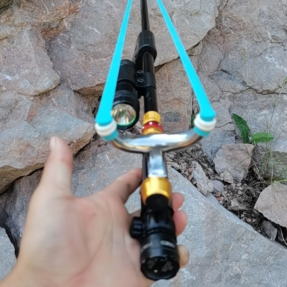 打窝器弹弓卡球打窝器瞄准器长杆弹弓飞虎打窝器绿激光强光手电