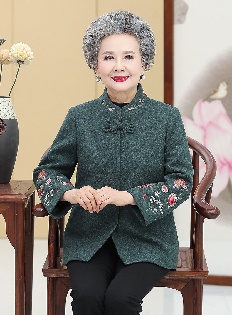 琴虞中老年女装奶奶装春装外套中老年人女70岁80老人衣服太太外婆妈妈