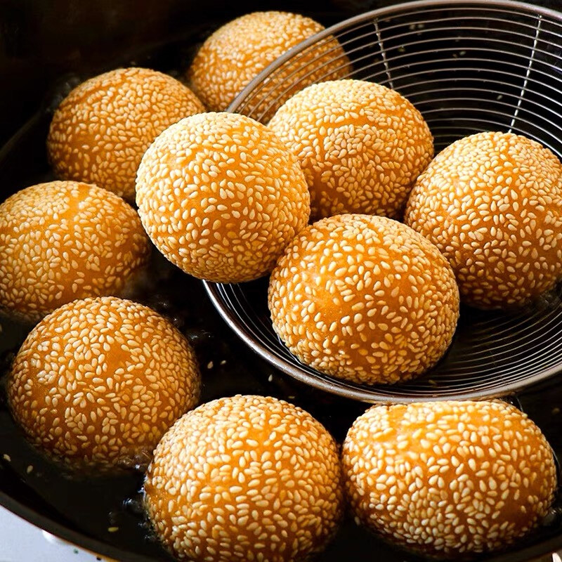 森庄农品芝麻球预拌粉10袋家用油炸空心糯米粉大麻圆团子食品原料体验