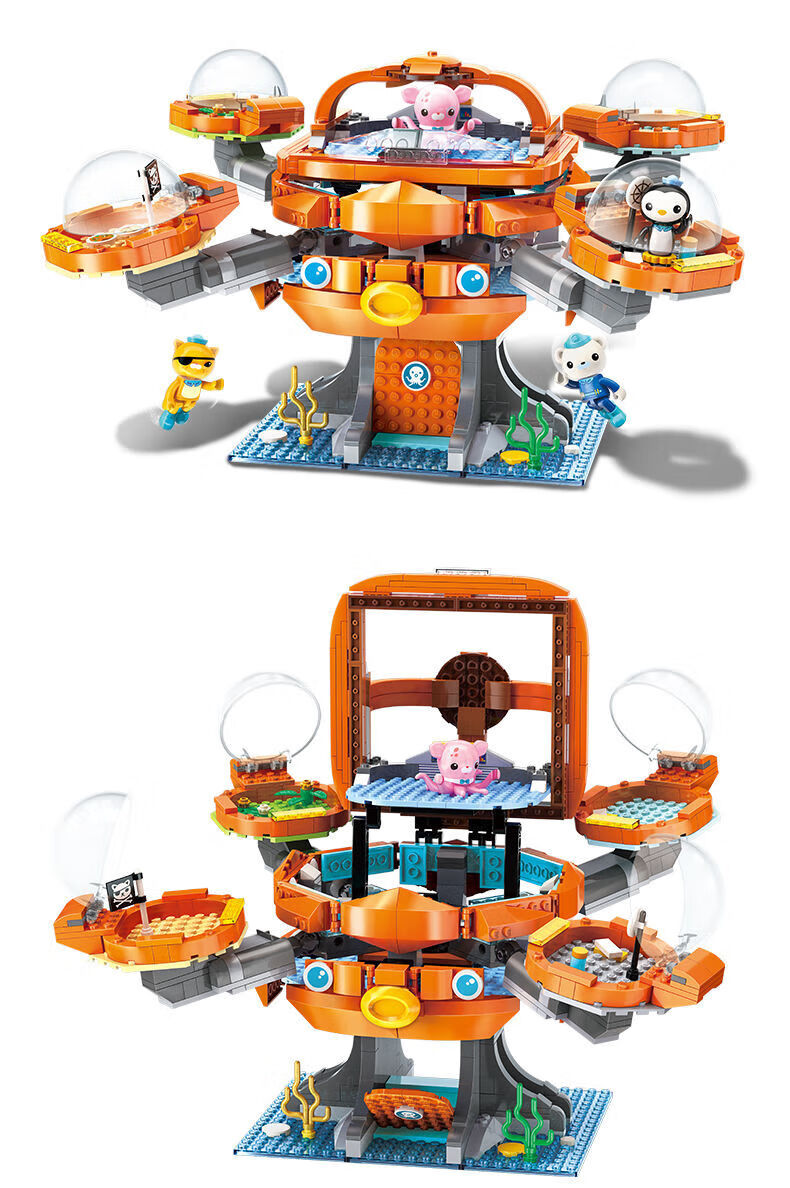 乐高(lego)海底小纵队小颗粒积木拼装3到9岁男孩女孩启蒙益·智玩具