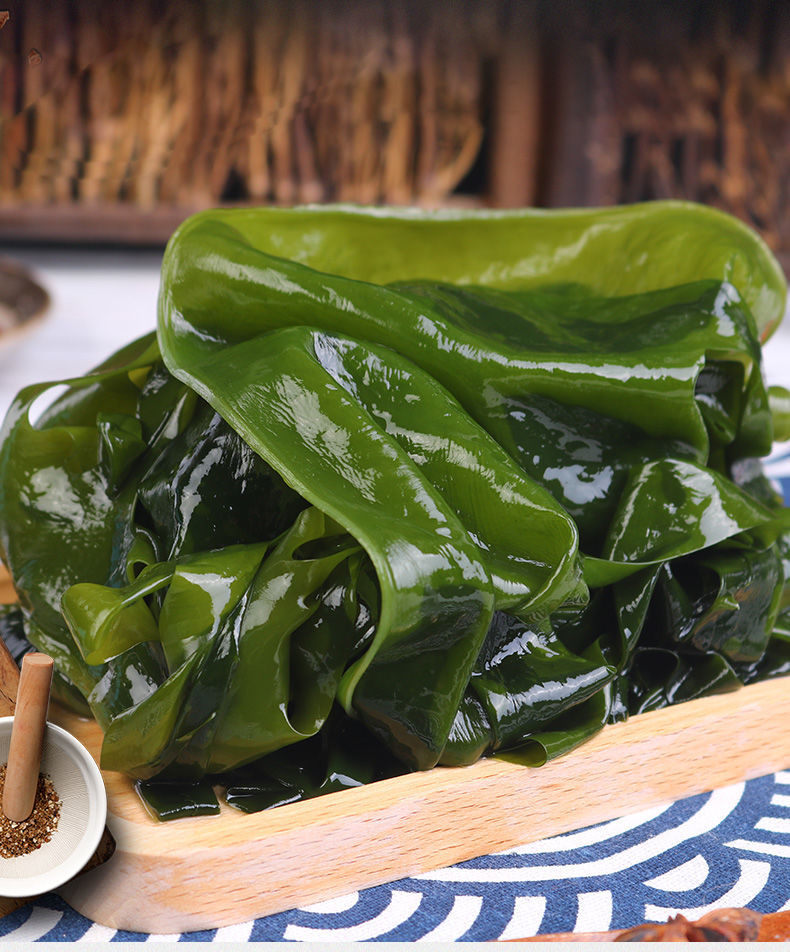 新鲜盐渍裙带菜海白菜海带苗火锅嫩芽烫三秒海带芽一斤泡发三斤 1斤