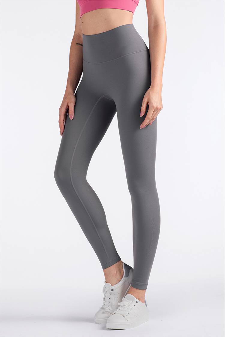 裸感无痕瑜伽裤裸感无痕提臀瑜伽裤女外穿弹力速干健身跑步运动九分裤