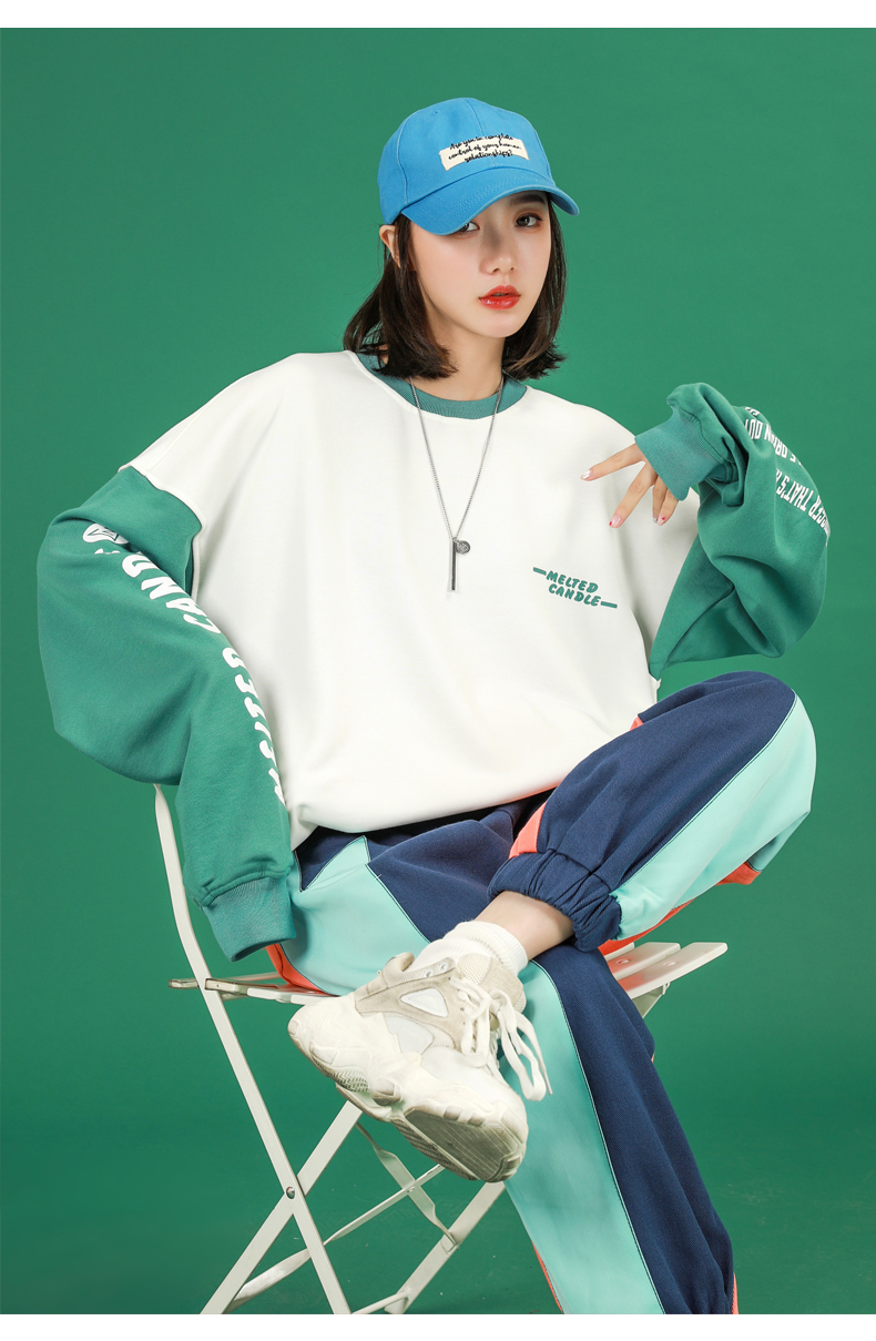 2021年【爆款】【新品】潮流 炸街炸街运动套装女秋冬小个子时尚休闲