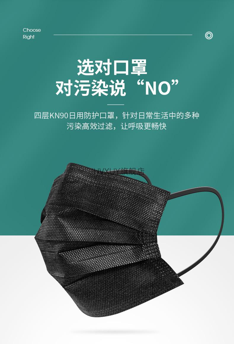 一次性活性炭防甲醛口罩防尘透气灰色一次性活性炭口罩四层加厚防尘