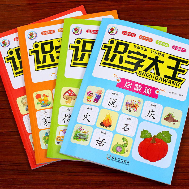 儿童学前看图识字大王注音版3-6岁幼儿园大班教材启蒙早教认字书