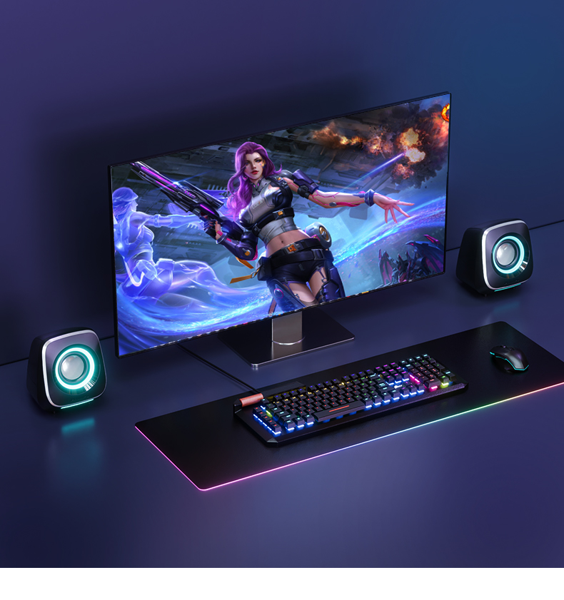 京闪配送飞利浦philipsspa710电脑音响蓝牙音箱游戏电竞小音响电脑