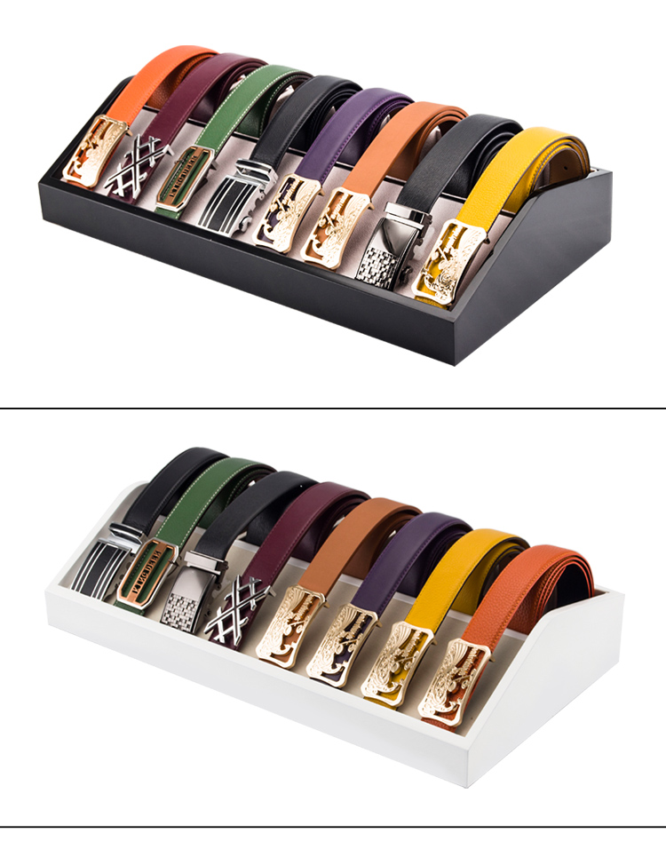 皮带架子皮带展示架店内家用裤带收纳盒腰带展货架店铺陈列道具 30*20