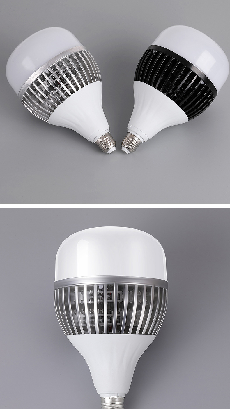 家用大功率led100w超亮球泡灯工厂车间e27螺口150w节能灯泡照明灯