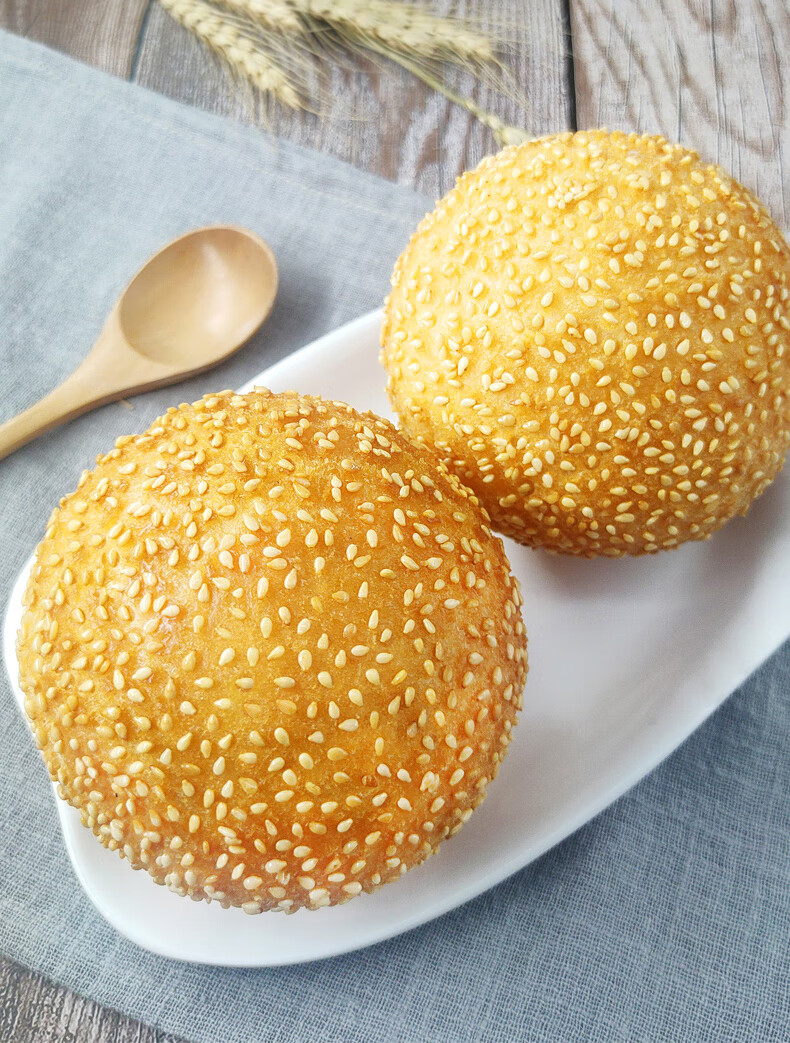 【京品优选】剑石空心超大芝麻球膨松剂稳定剂500g炸麻园麻团糯米芝麻