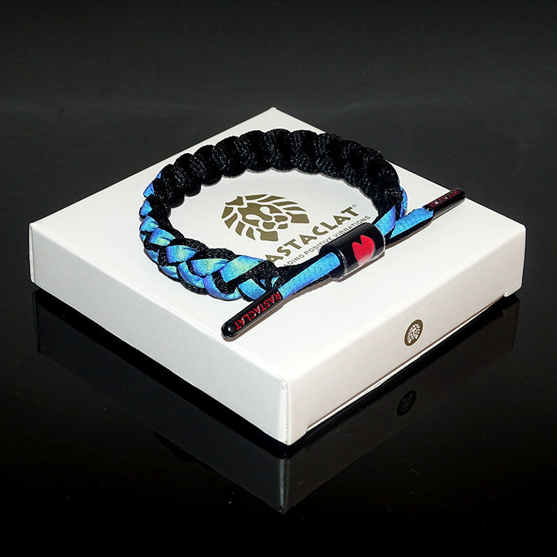 精选好礼小狮子手链抖音同款全息反光情侣手带男女手环手工运动用吸汗