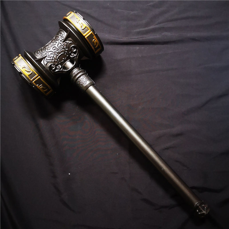 玩具昊天锤超大号1米周边pu唐三金色枪色模型cos 1米昊天锤枪色【图片