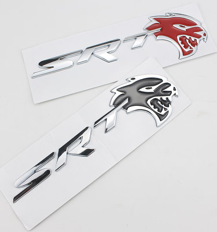 srt地狱猫豹头车标道奇jeep吉普克莱斯勒大切诺基srt高性能车贴标