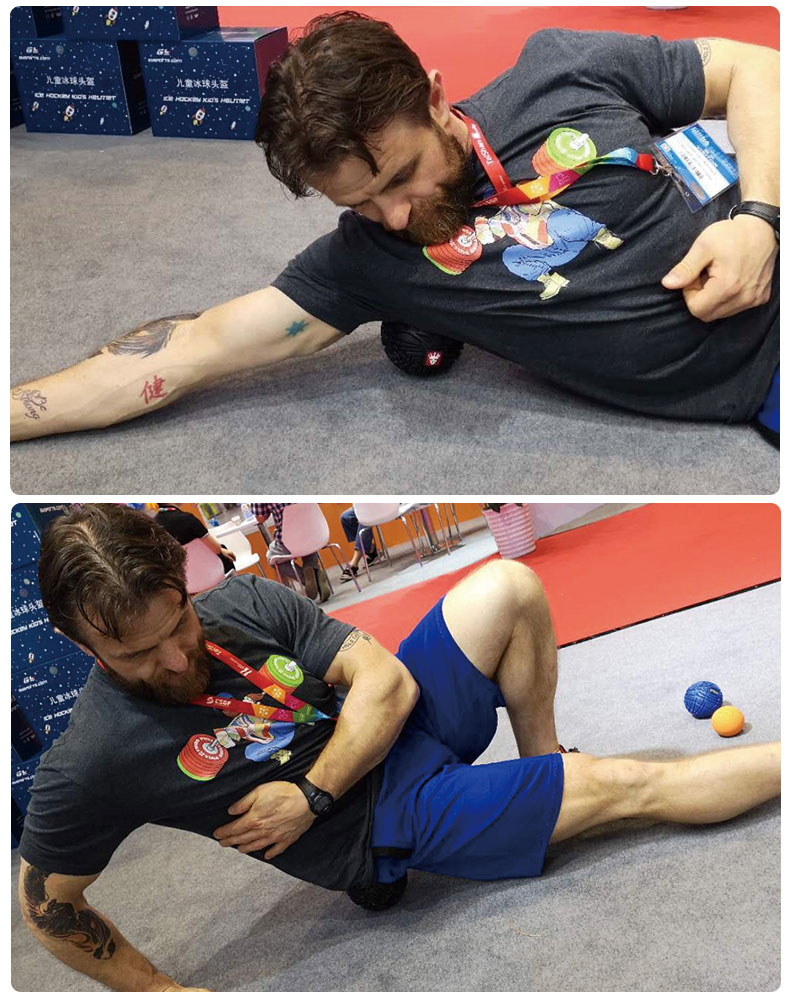 ksone筋膜球 肌肉放松球大号健身球肩颈斜方肌背部腰梨状肌按摩球