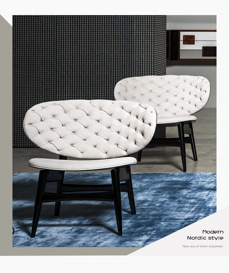 baxter单椅北欧轻奢沙发椅客厅卧室创意单人休闲椅个性设计师椅子复古