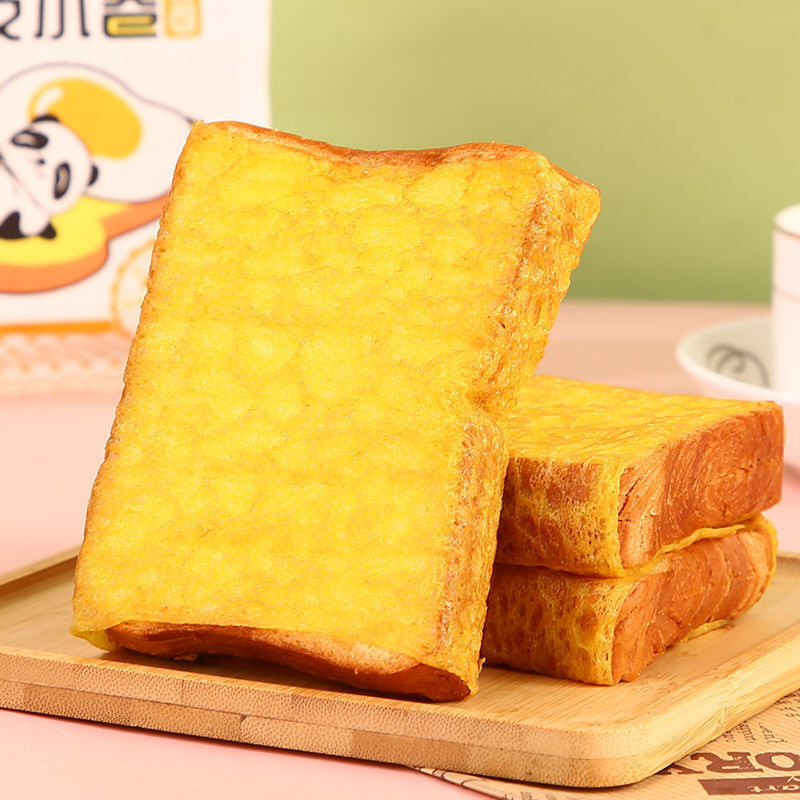 冠达蛋皮吐司面包营养早餐充饥下午茶夜宵点心 菠萝味2斤【图片 价格