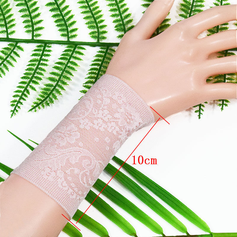 xpmr新品遮疤痕的隐形贴蕾丝护腕袖套夏季潮女遮疤痕袖套10蕾丝护腕