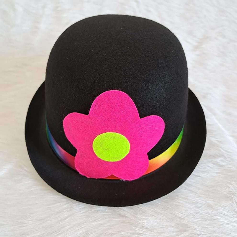 精选小丑帽子万圣节化装舞台表演演出道具小丑扮装小丑高帽北极象黄色