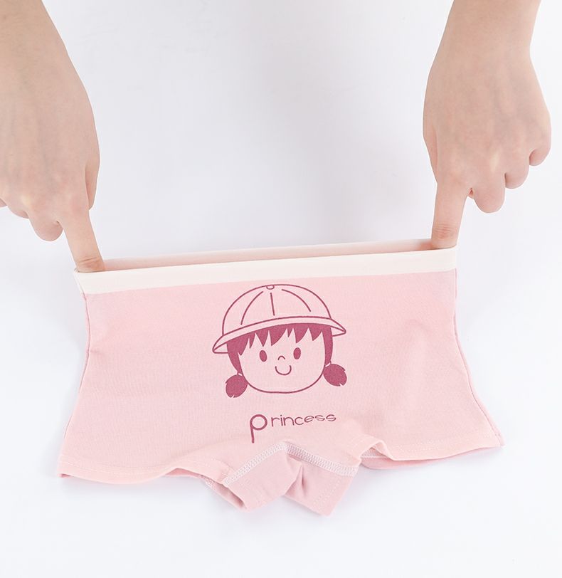 60小女孩内裤女童卡通短裤可爱儿童内裤棉平角女宝宝卡通三角四角