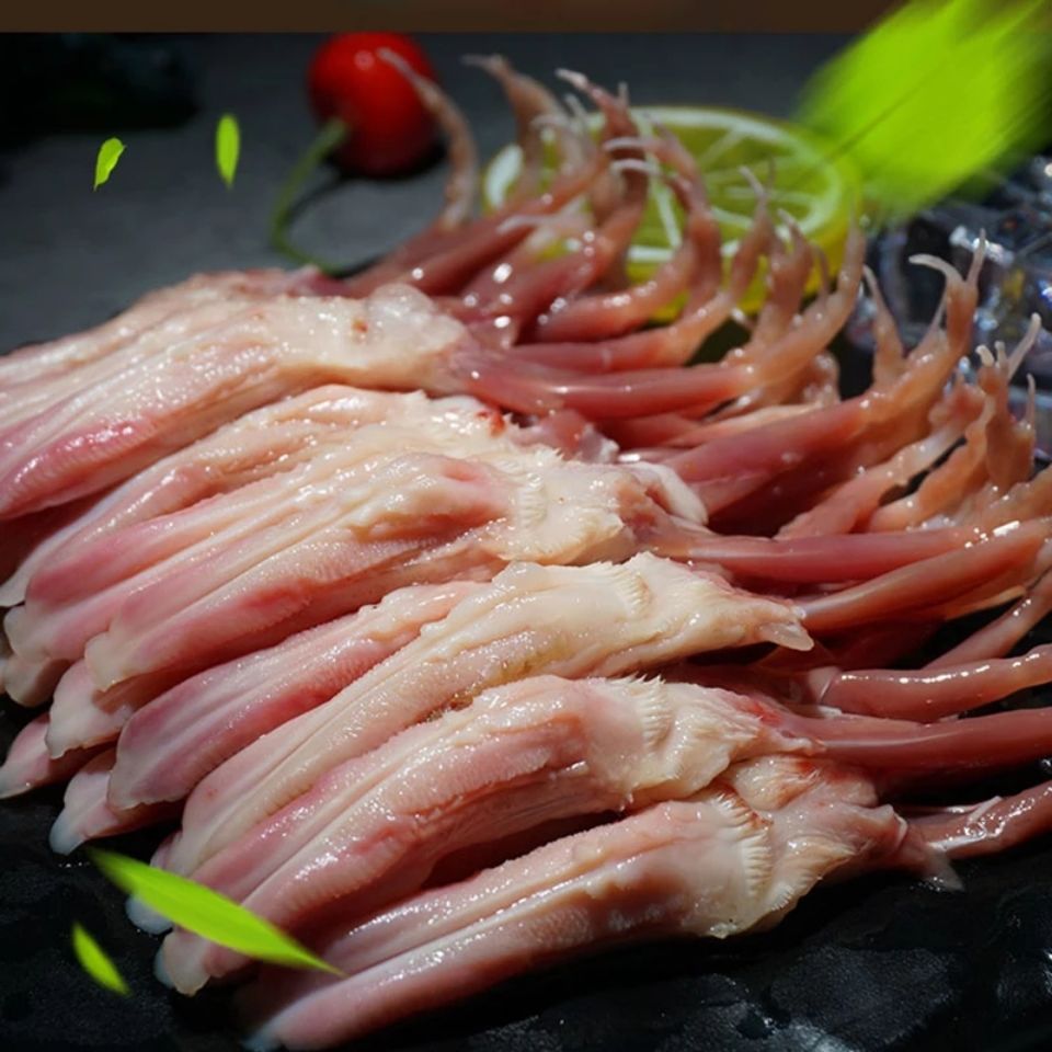 顺丰发货大号新鲜冷冻鸭舌生鸭舌2斤约90根