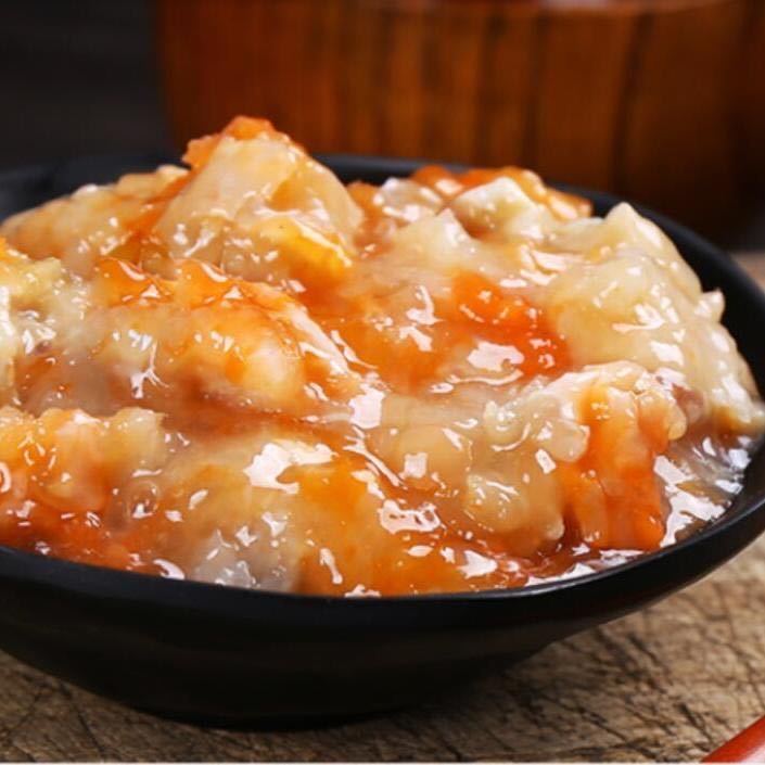 宁波特产蟹糊舟山红膏蟹糊即食罐装蟹酱咸呛蟹醉蟹梭子蟹蟹膏酱420g特