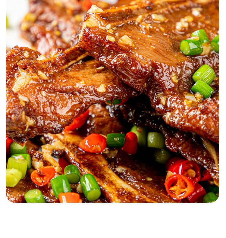 蒙辉 安井冻品先生手抓扇子骨半成品冷冻腌制炸排骨猪排半成品美食蒜