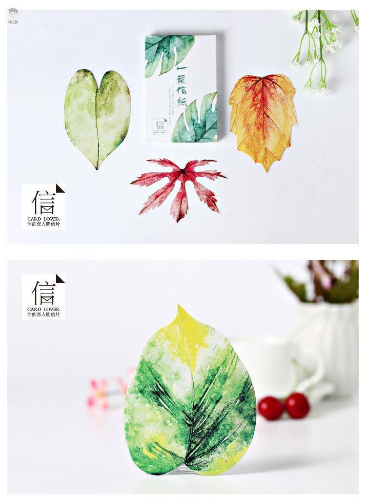 植树节许愿卡 树叶明信片心愿吊卡唯美创意留言中国风植树节悬挂母亲