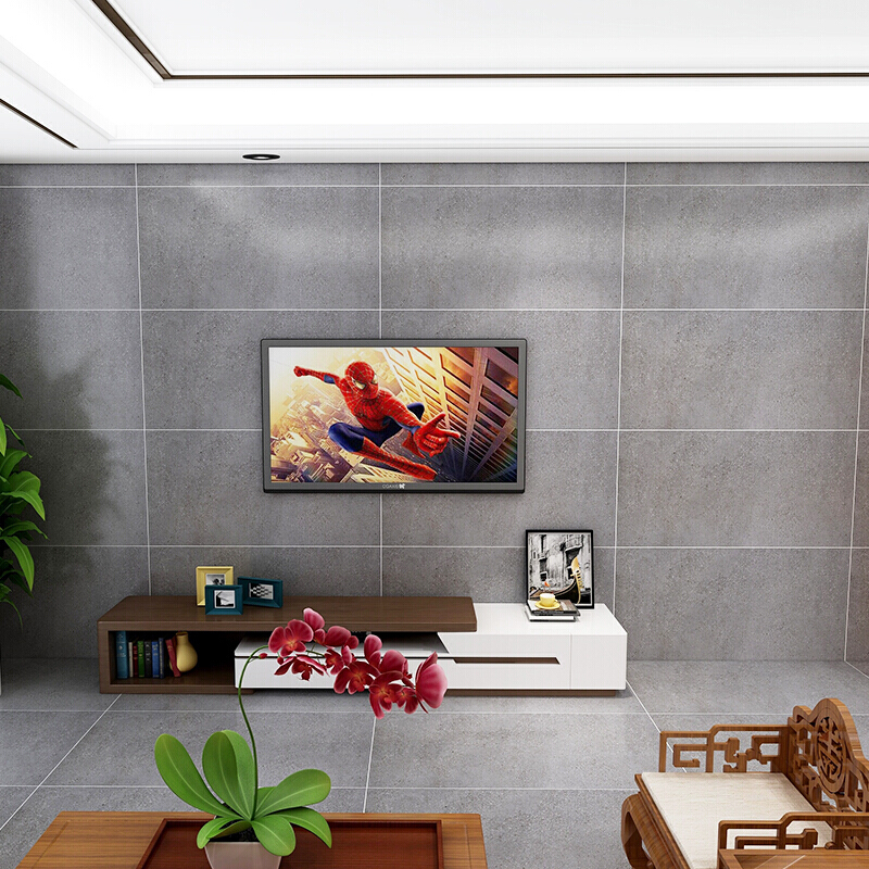 仿古砖600x1200瓷砖客厅北欧灰色地板砖滑地砖60x120复古磁砖 5 600*