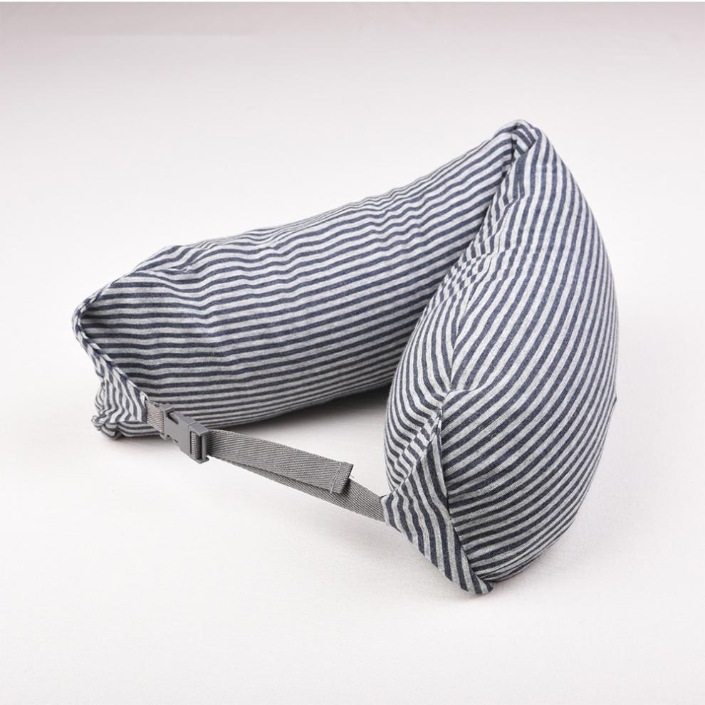 日式u型枕颈部靠枕u型枕护颈枕无印颈椎枕旅行良品飞机车用枕头颗粒枕