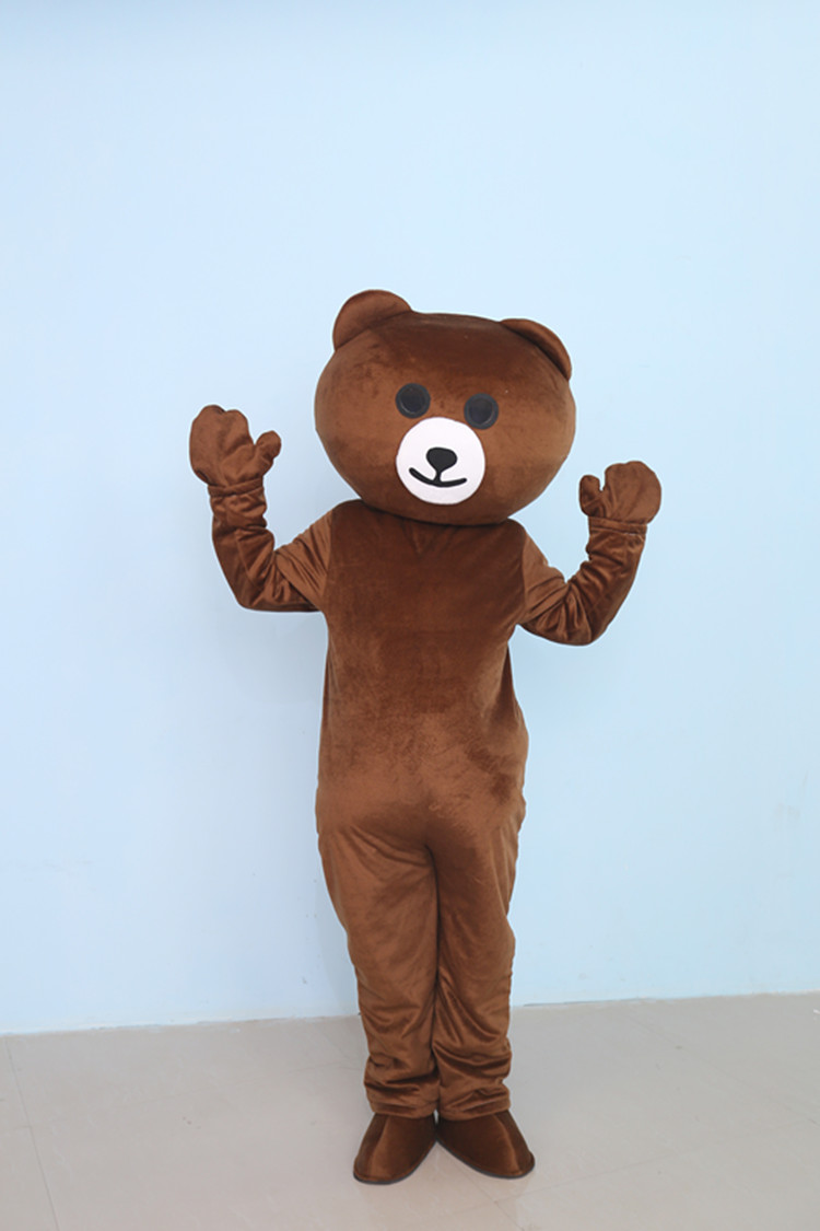 七夕表白求婚可爱熊本熊网红熊卡通人偶服装 抖音熊行走cos熊衣服玩偶