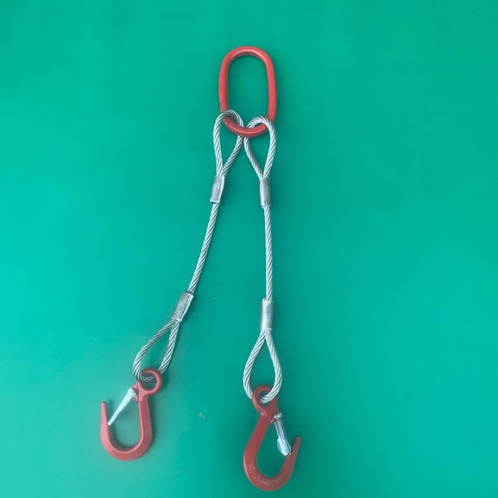 钢丝绳吊索具/压制钢丝绳组合吊具/起重吊钩索具/二