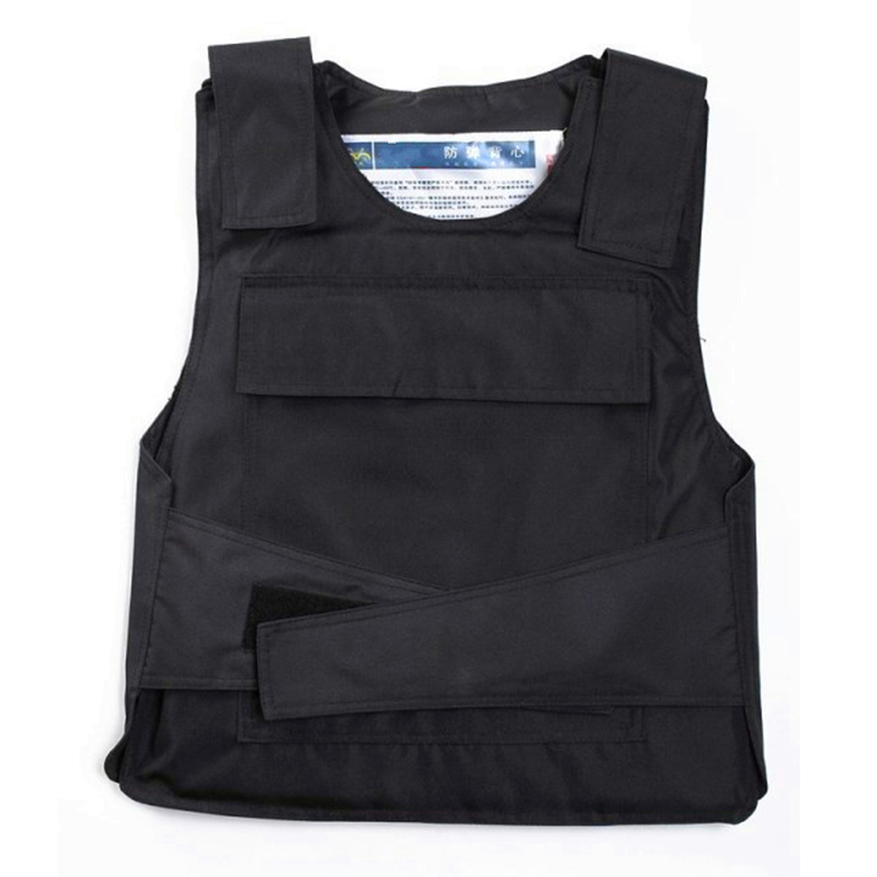 马甲背心 户外战术防护背心防身器材 安保器材 黑色三级凯夫拉防弹