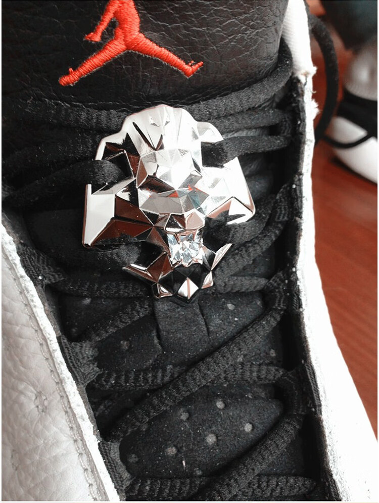 适配詹姆斯12代13代金属鞋扣篮球运动鞋鞋带狮子头金银黑卡扣配件土豪