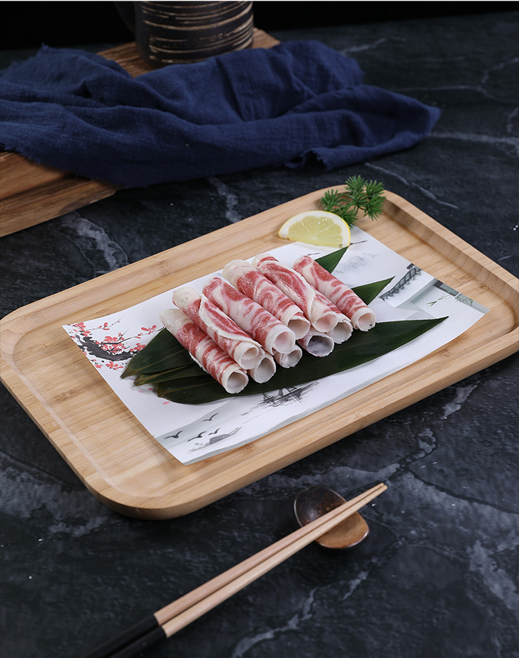 意境菜垫纸酒店餐饮书法盘饰艺术纸冷菜凉菜菜品摆盘装饰点缀托盘纸垫