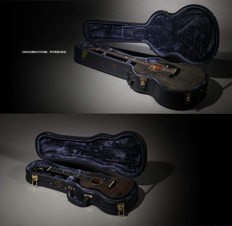 rainie小雨手工夜樱吉他枫木全单板23寸尤克里里ukulele乌克丽丽定制