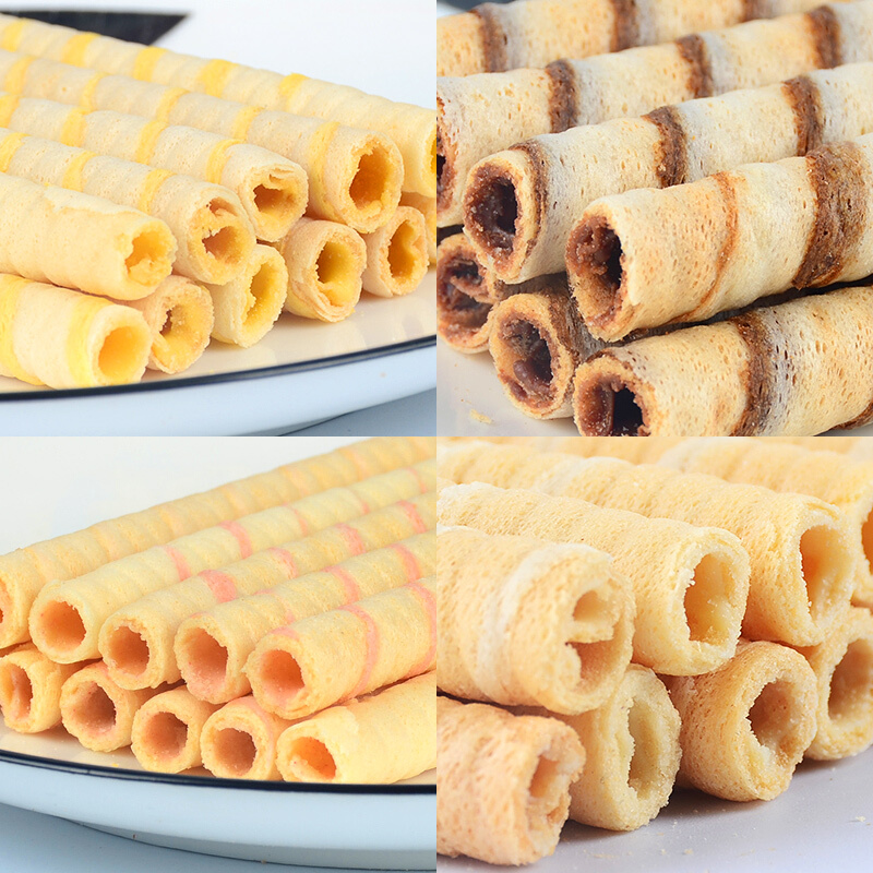 彩迪卷40g55g6盒彩笛卷巧克力香草味休闲网红办公室食小吃下午茶彩迪