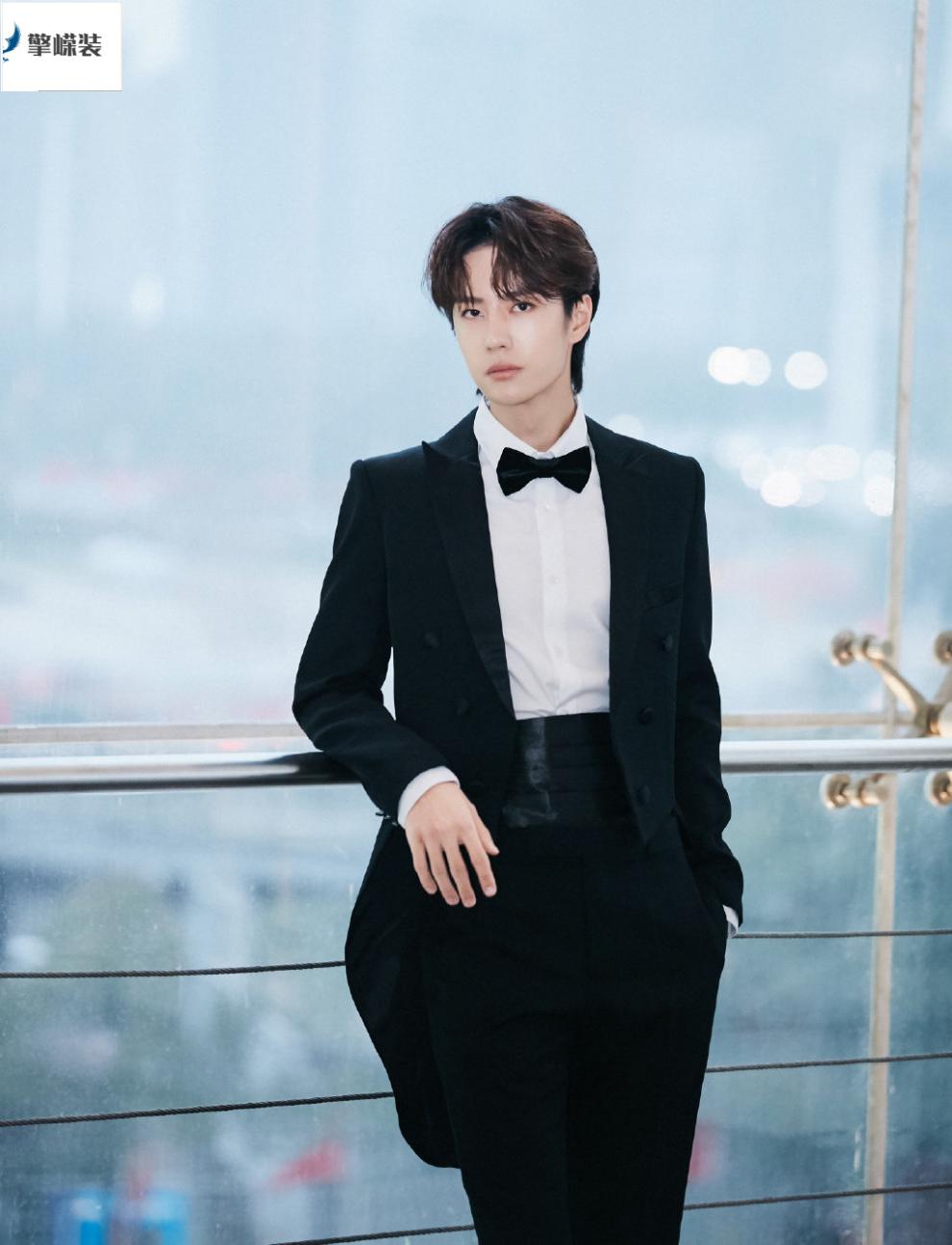 精选男士燕尾服舞台演出服指挥合唱服套装 结婚宴会艺考西装礼服擎嵘