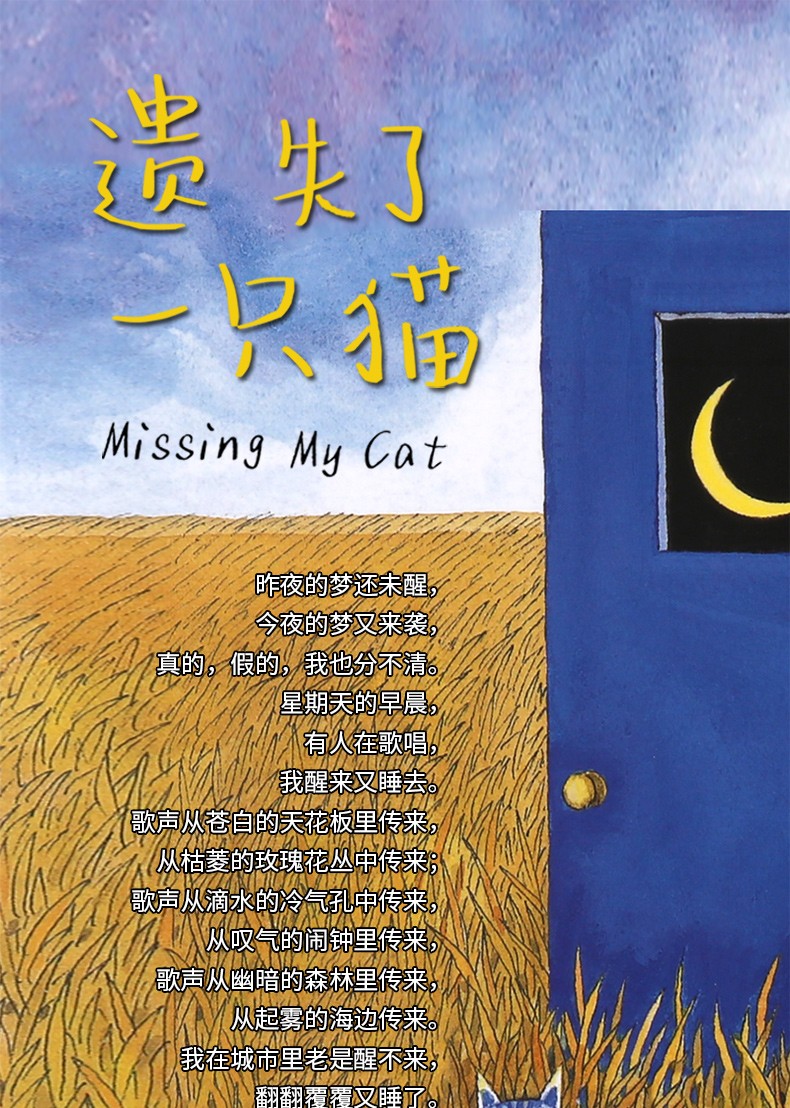 《几米作品系列 遗失了一只猫 儿童漫画故事书 几米经典治愈系绘本