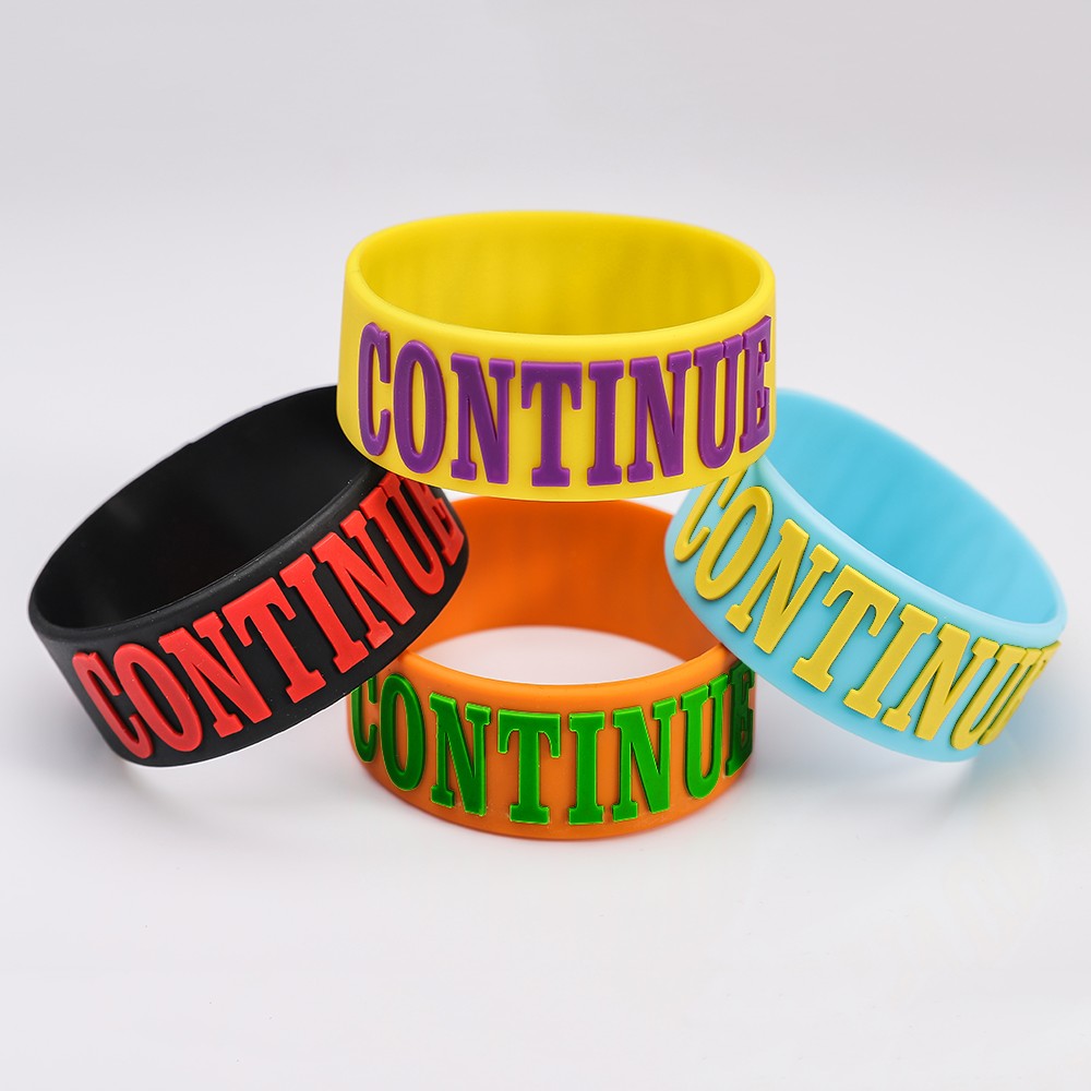 念铃珑新品cf穿越火线路小北继续战队continue硅胶手环户外运动橡胶