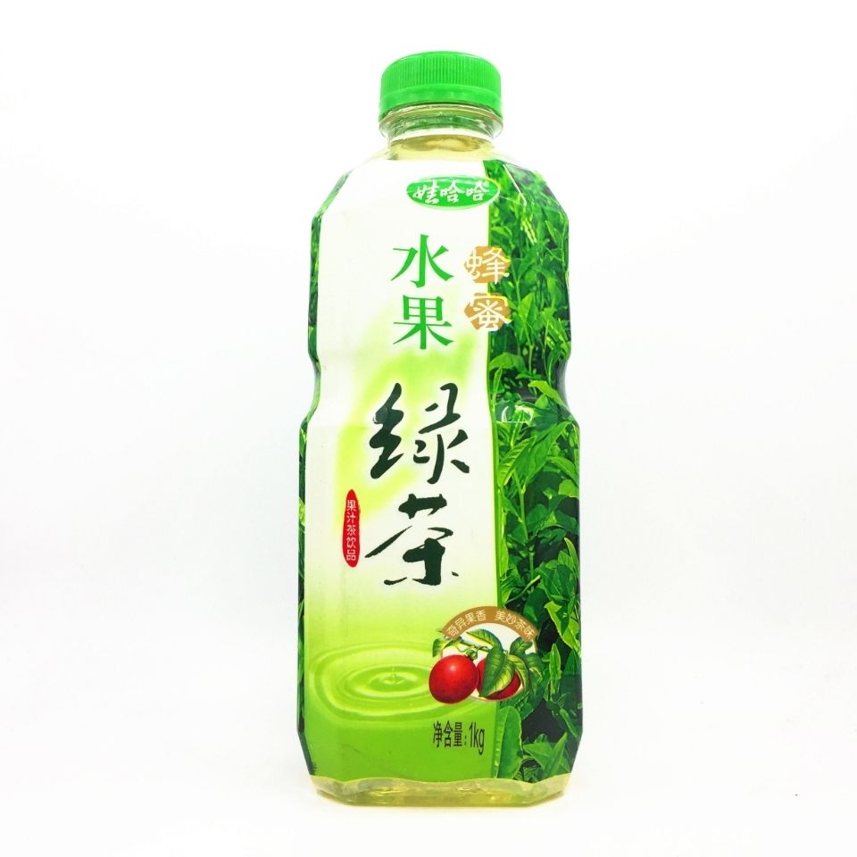 新货娃哈哈水果绿茶500ml*15瓶蜂蜜哇哈哈饮料饮品整箱 绿茶500ml*15