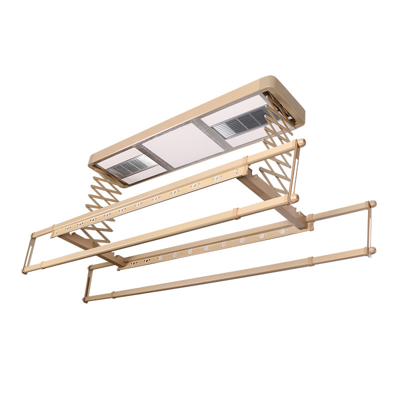 电动晾衣架 电动晾衣架自动升降多功能阳台智能晾衣杆晒被烘干横杆