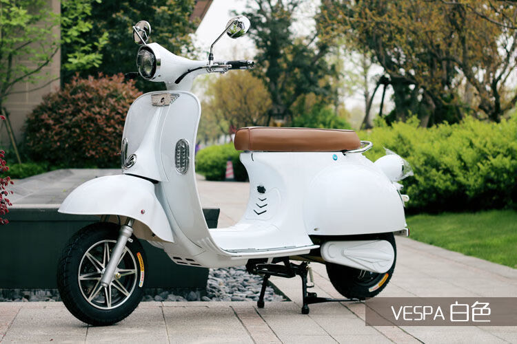 2022新款罗马假日电动车vespa网红电瓶车复古摩托车6072v电摩大黄蜂