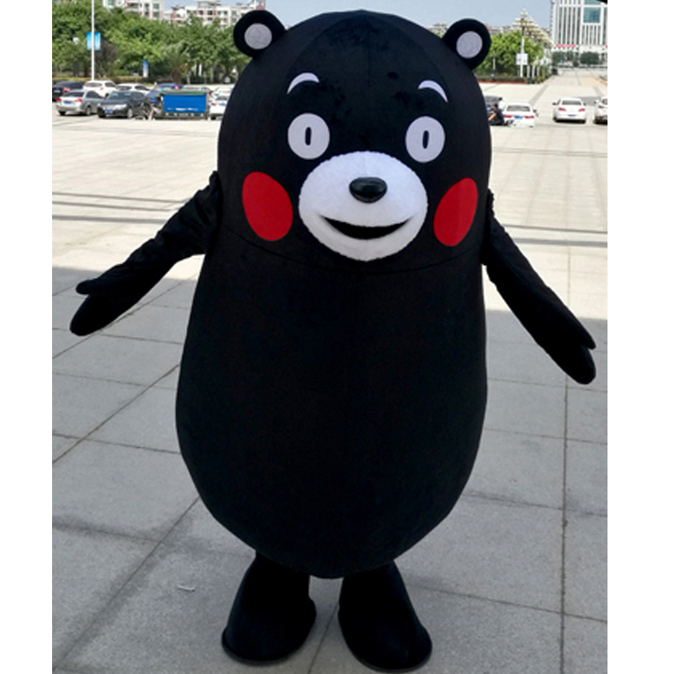 第吉尔网红熊人偶服装行走卡通发传单套装熊本熊服装男女玩偶服 颜色b
