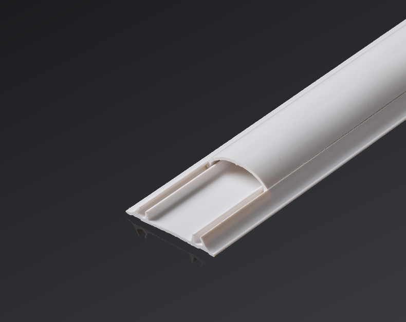 纯白全新料4号耐压型pvc地线槽地板槽弧形地槽送胶