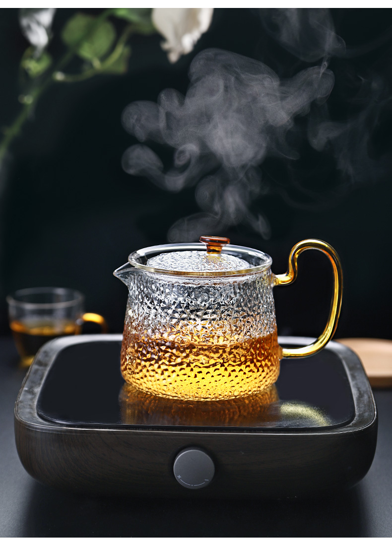 光一 玻璃茶壶单壶功夫泡茶壶煮茶家用耐热高温过滤花茶壶茶具套装
