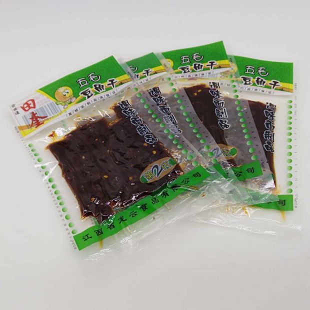 江西特产田奎五毛豆角干味儿时怀旧小辣条面筋23克独立小包装 田奎