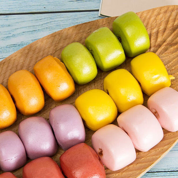 果蔬馒头儿童营养早餐小学生半成品食谱蔬菜包子小馒头特惠有机果蔬