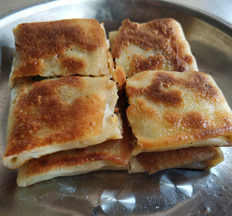 湖北特产 糯米豆皮子煎豆皮子监利荆州石首洪湖特色5个装3份【图片