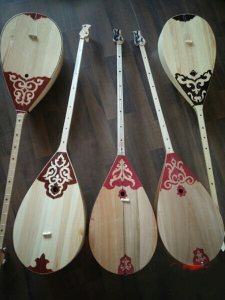 哈萨克族冬不拉乐器新疆少数民族弹拨乐器初学级演奏级冬布拉 60厘米