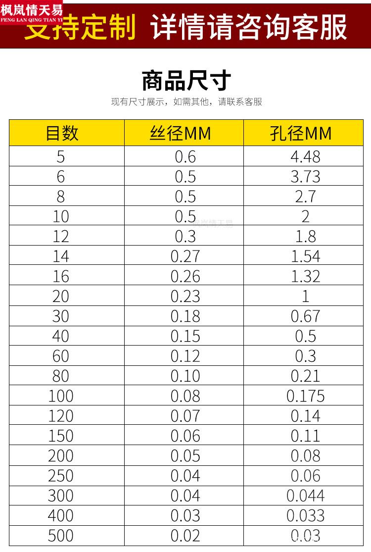 304不锈钢网筛网过滤网不锈钢丝网接焊网片5400目工业筛网编织网8目丝